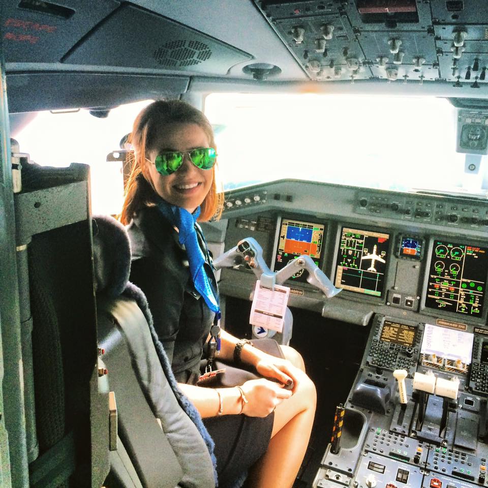 working flight attendant graduates from the travel academy travel agents brochure